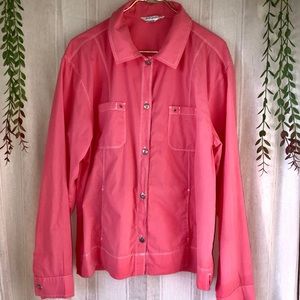 3/$25 Fresh Produce Coral Button Down Shirt
